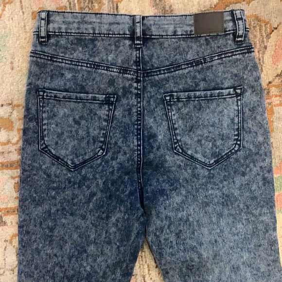Stone washed blue jeggings - Picture 2 of 7
